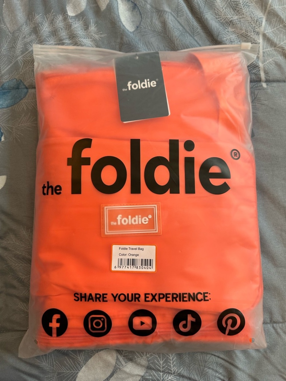 NIP The Foldie Foldable Travel Bag - Orange